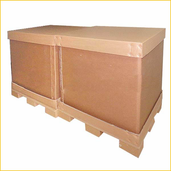 Pallet giấy có gắn thùng